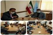 دیدار رئیس شبکه دامپزشکی شهرستان با رئیس دادگستری به مناسبت هفته قوه قضائیه