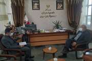 دیدار نوروزی رئیس شبکه دامپزشکی با سرپرست فرمانداری شهرستان سرایان