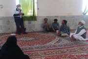 کلاس آموزشی بیماری های مشترک در روستای طاغان شهرستان درمیان