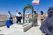 برگزاری اردوی جهادی به مناسبت هفته دفاع مقدس در روستای آویشک شهرستان درمیان