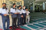 حضور  کارکنان شبکه دامپزشکی فردوس در نماز جمعه به مناسبت روز ملی دامپزشکی