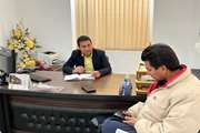 بازدید رئیس شبکه دامپزشکی شهرستان قاینات از پست دامپزشکی قومنجان