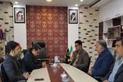 دیدار رئیس شبکه دامپزشکی با مدیر جهاد کشاورزی نهبندان