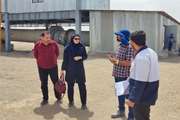 بازدید رئیس اداره تشخیص و درمان دامپزشکی استان از کارخانه تولید بنتونیت نهبندان