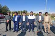 حضور کارکنان شبکه دامپزشکی شهرستان سربیشه در مراسم راهپیمایی 13 آبان