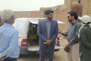 بازدید بخشدار شاسکوه از اردوی جهادی در روستای میرآباد