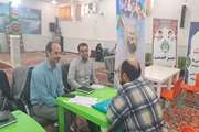 میز خدمت دامپزشکی با حضور معاون سلامت اداره کل دامپزشکی استان در شهرستان بشرویه