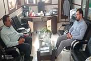دیدار سرپرست شبکه دامپزشکی خوسف با بخشدار ماژان