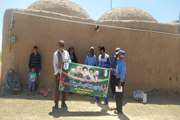 برگزاری اردوی جهادی در روستای سعید آباد شهرستان طبس یاد بود شهید جمهور و شهدای خدمت