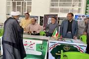 میز خدمت شبکه دامپزشکی شهرستان بشرویه در آستانه عید سعید قربان در میعادگاه نماز جمعه