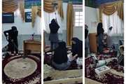 غبار روبی نماز خانه دامپزشکی استان برای ورود به ماه مبارک رمضان