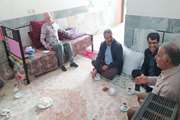 عیادت همکاران شبکه دامپزشکی نهبندان از همکار بازنشسته