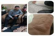 مصدومیت پای کارمند شبکه دامپزشکی خوسف