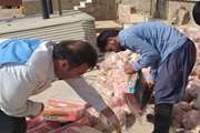 ضبط و معدوم سازی 2هزار کیلوگرم ران، بال و پاچین مرغ در شهرستان طبس 