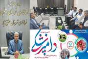 دیدار سرپرست و پرسنل شبکه دامپشکی شهرستان عشق آباد با فرماندار شهرستان به مناسبت روز ملی دامپزشکی