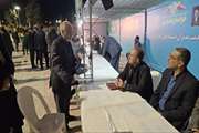 برپایی میز خدمت در میدان امام خامنه ای با حضور مدیر کل دامپزشکی استان 