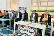 میز خدمت شبکه دامپزشکی شهرستان بشرویه به مناسبت دهه مبارک فجر 