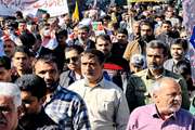 حضور پرشور همکاران شبکه دامپزشکی نهبندان در مراسم راهپیمایی 22 بهمن