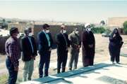 غبار روبی مزار و دیداربا خانواده معزز شهدای شهرستان خوسف به مناسبت هفته جهاد کشاورزی