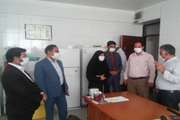 دیدارمعاون عمرانی فرمانداری و مدیران ادارات جهاد کشاورزی، عشایری و منابع طبیعی  شهرستان با پرسنل دامپزشکی