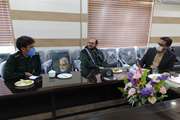 دیدار جانشین سپاه نهبندان با پرسنل شبکه دامپزشکی 