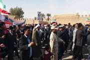 شرکت گسترده همکاران دامپزشکی نهبندان در راهپیمایی 22 بهمن