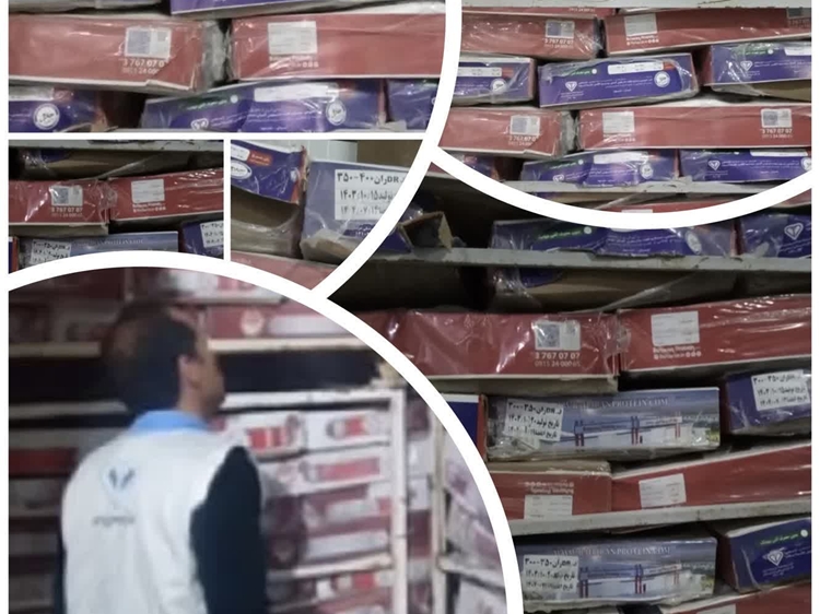 کشف و معدوم سازی بیش از 1 تن  فراورده خام دامی تاریخ گذشته از یک واحد سردخانه در شهرستان قائن