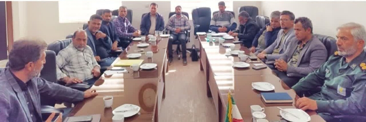 برگزاری نشست دهیاران بخش مرکزی طبس با حضور مسئولین ادارات شهرستان